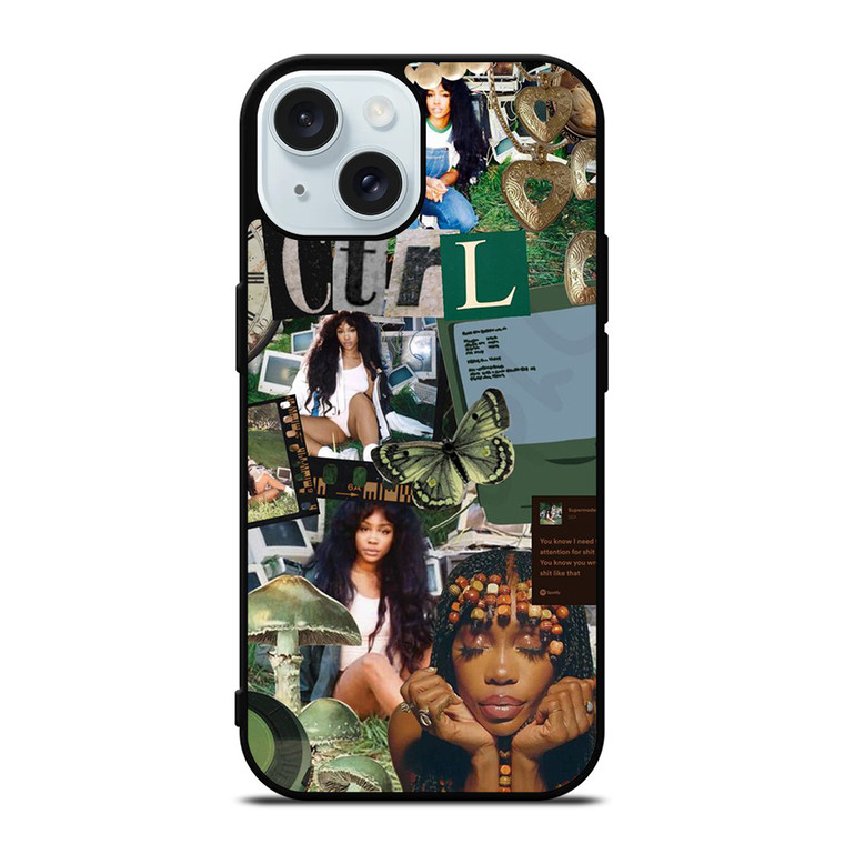 SZA CTRL ALBUM COLLAGE iPhone 15 Case Cover