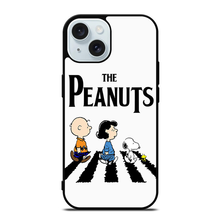 THE PEANUTS THE BEATLES ABBEY ROAD iPhone 15 Case Cover THE PEANUTS THE BEATLES ABBEY ROAD iPhone 15 Case Cover