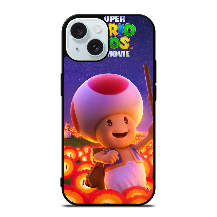 TOAD SUPER MARIO BROS MOVIE iPhone 15 Case Cover