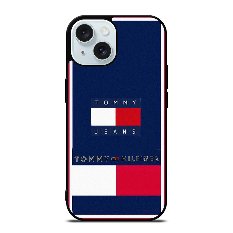 TOMMY HILFIGER JEANS LOGO iPhone 15 Case Cover