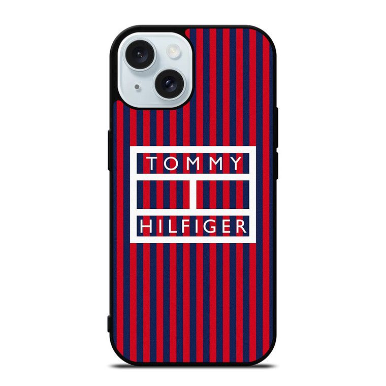 TOMMY HILFIGER STRIPES iPhone 15 Case Cover