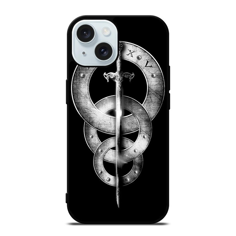 TOTO ROCK BAND METAL ICON iPhone 15 Case Cover