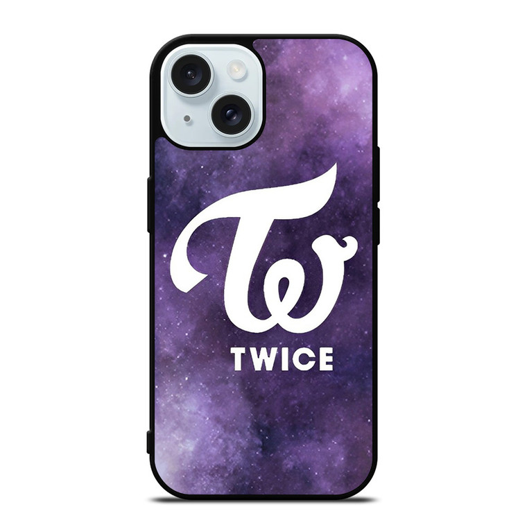 TWICE VIOLET LOGO iPhone 15 Case Cover
