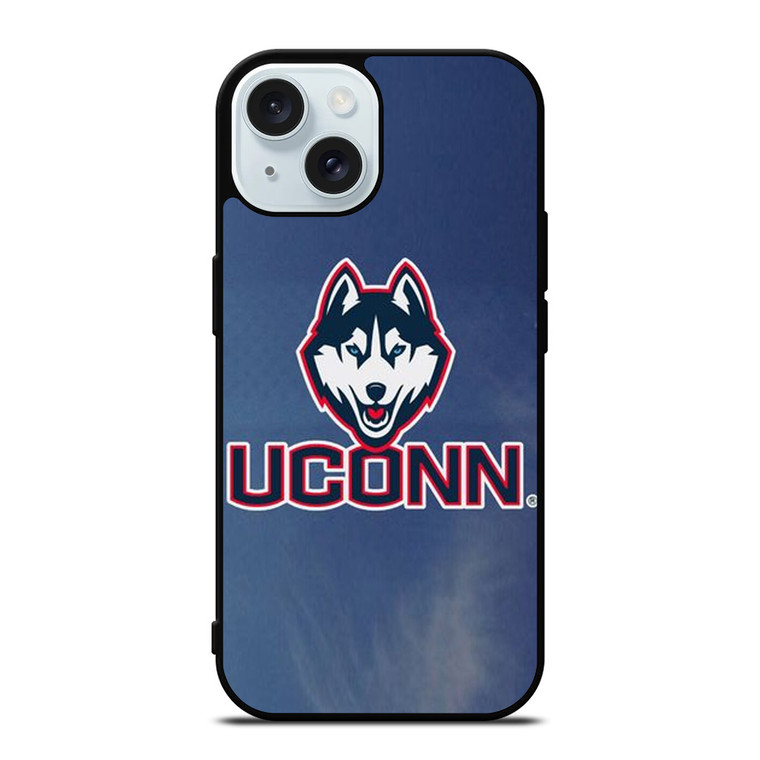 UCONN HUSKIES SYMBOL iPhone 15 Case Cover UCONN HUSKIES SYMBOL iPhone 15 Case Cover