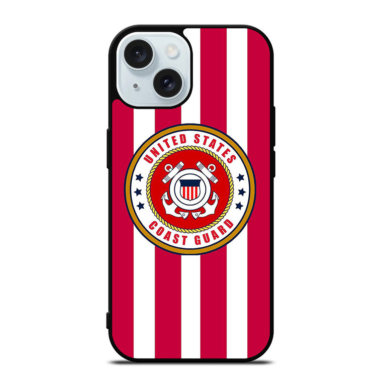 UNITED STATES COAST GUARD BADGE iPhone 15 Case Cover