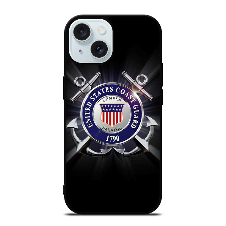 UNITED STATES COAST GUARD SYMBOL iPhone 15 Case Cover