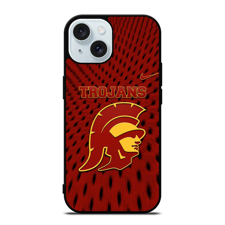 USC TROJANS NIKE LOGO iPhone 15 Case Cover USC TROJANS NIKE LOGO iPhone 15 Case Cover