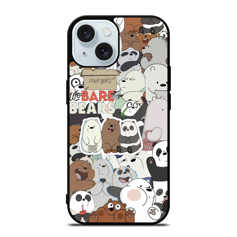 WE BARE BEARS COLLECTION iPhone 15 Case Cover
