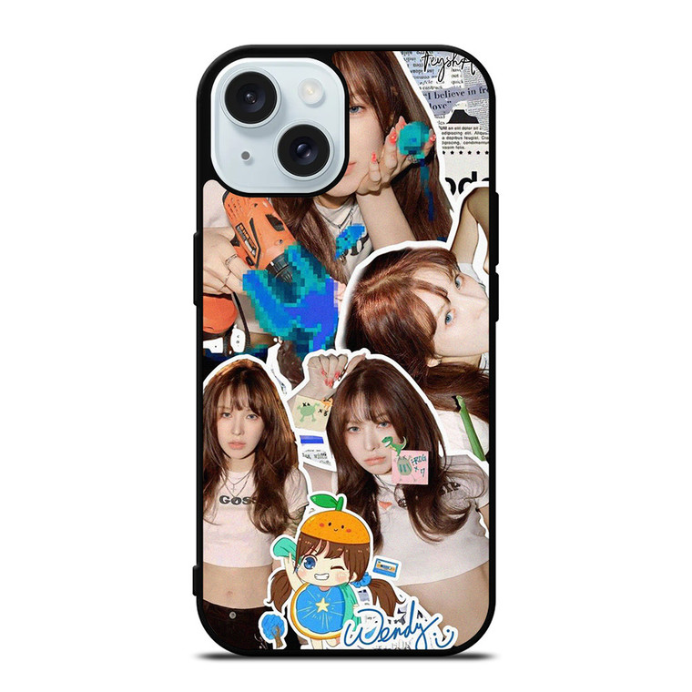 WENDY RED VELVET COLLAGE iPhone 15 Case Cover