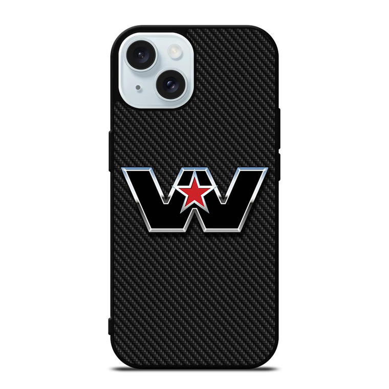 WESTERN STAR TRUCKS CARBON LOGO iPhone 15 Case Cover