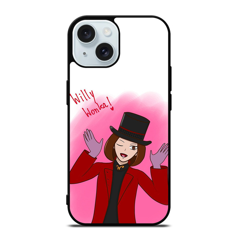 WILLY WONKA TIKTOK GUY ART iPhone 15 Case Cover