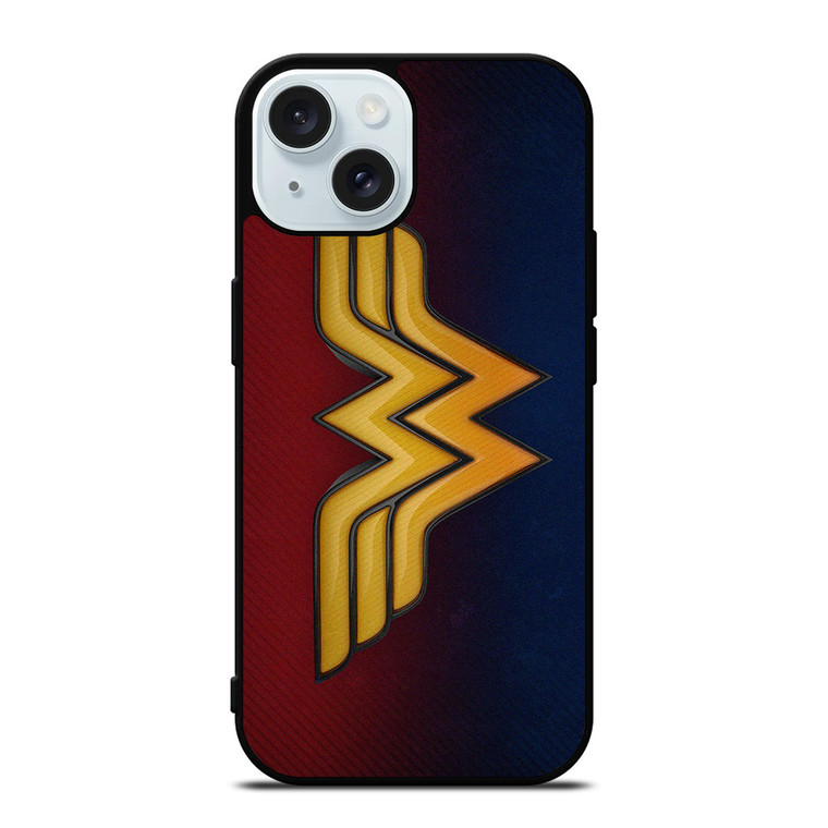WONDER WOMAN EMBLEM iPhone 15 Case Cover WONDER WOMAN EMBLEM iPhone 15 Case Cover
