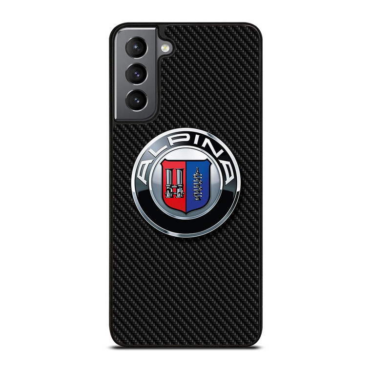 ALPINA AUTOMOBILE CARBON EMBLEM  Samsung Galaxy S21 Plus Case Cover