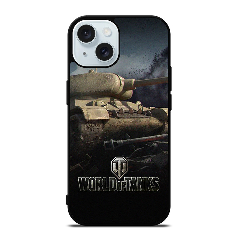 WORLD OF TANKS ONLINE GAMES LOGO iPhone 15 Case Cover WORLD OF TANKS ONLINE GAMES LOGO iPhone 15 Case Cover