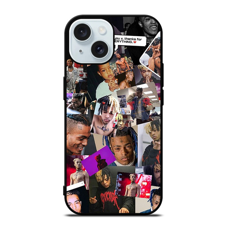 XXXTENTACION RAPPER COLLAGE iPhone 15 Case Cover XXXTENTACION RAPPER COLLAGE iPhone 15 Case Cover