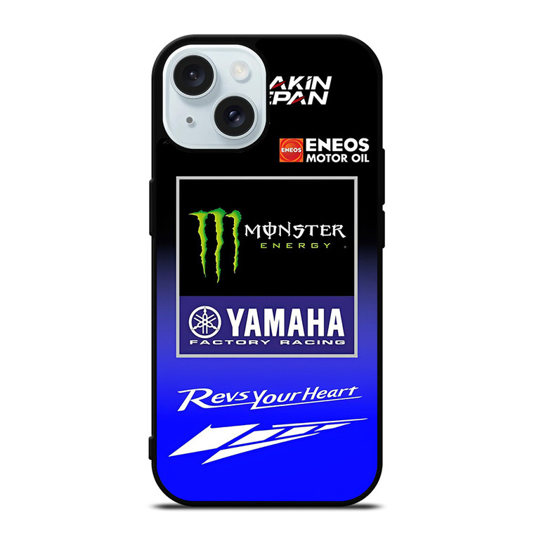 YAMAHA RACING MONSTER ENERGY 2 iPhone 15 Case Cover