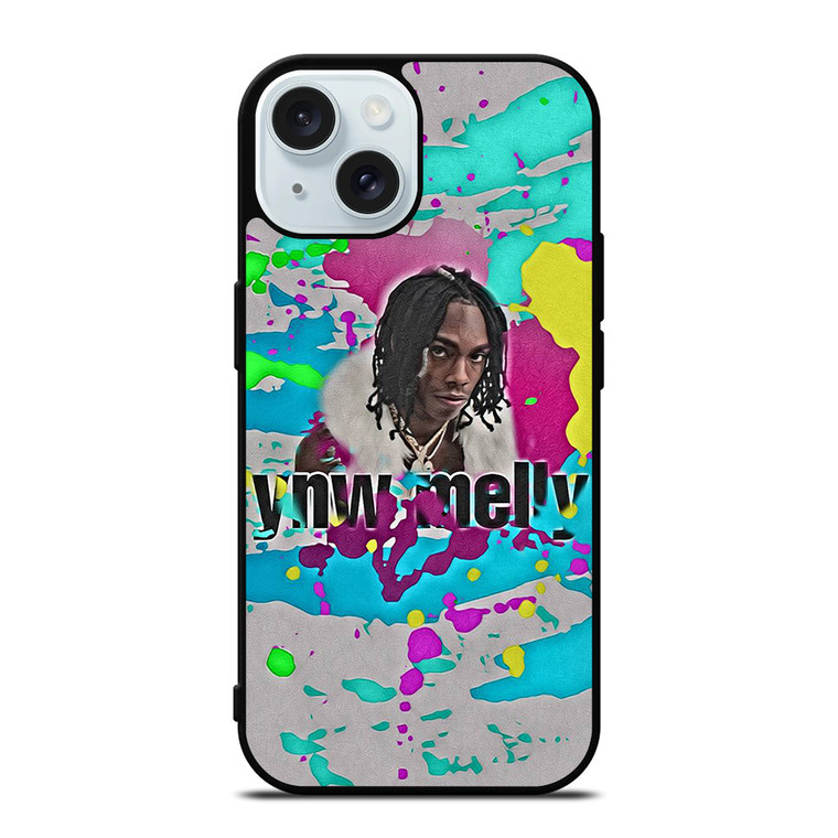 YNW MELLY COLORFUL BRUSHED iPhone 15 Case Cover YNW MELLY COLORFUL BRUSHED iPhone 15 Case Cover