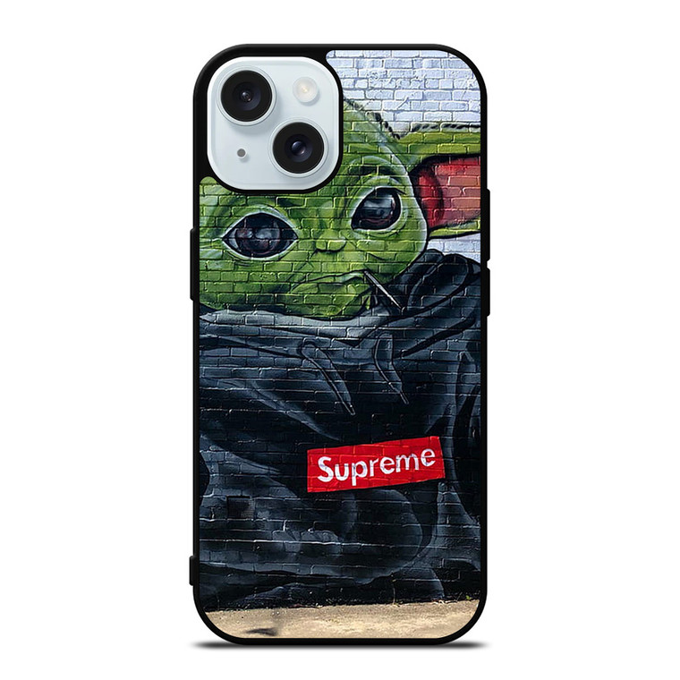 YODA STAR WARS SUPREME iPhone 15 Case Cover YODA STAR WARS SUPREME iPhone 15 Case Cover