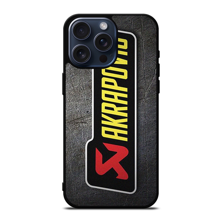 AKRAPOVIC EXHAUST EMBLEM iPhone 15 Pro Max Case Cover