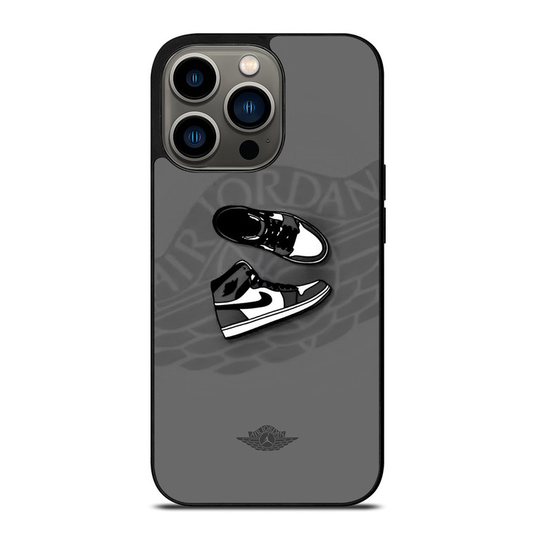 AIR JORDAN 1 SNEAKERS GREY iPhone 13 Pro Case Cover