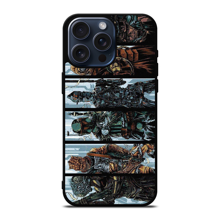 BOUNTY HUNTER STAR WARS MOVIES iPhone 15 Pro Max Case Cover