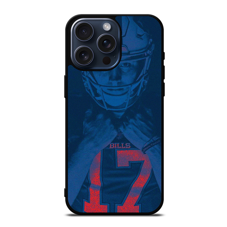 BUFFALO BILLS JOSH ALLEN NFL iPhone 15 Pro Max Case Cover