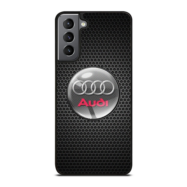 AUDI METAL CARBON EMBLEM  Samsung Galaxy S21 Plus Case Cover