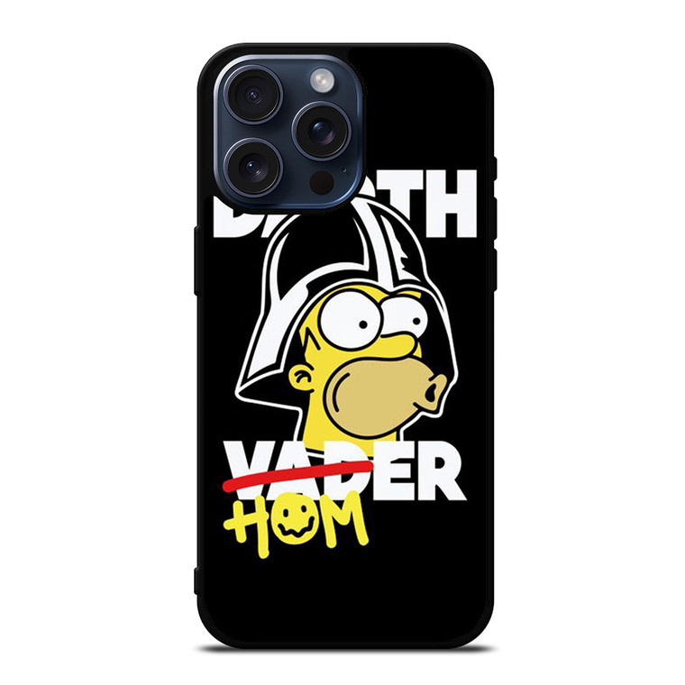 DARTH VADER HOMER SIMPSONS X STAR WARS iPhone 15 Pro Max Case Cover