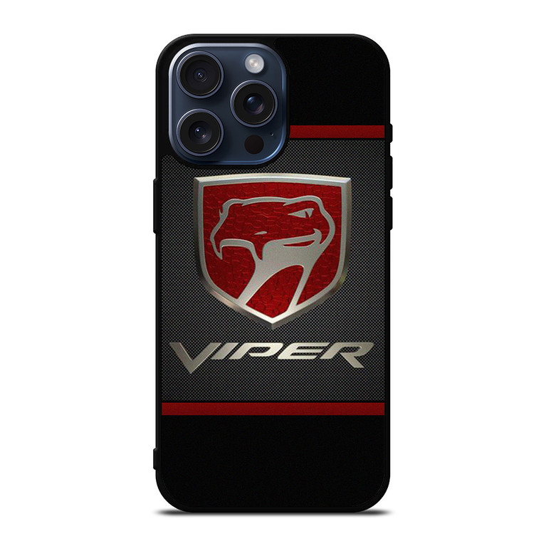 DODGE VIPER METAL EMBLEM iPhone 15 Pro Max Case Cover