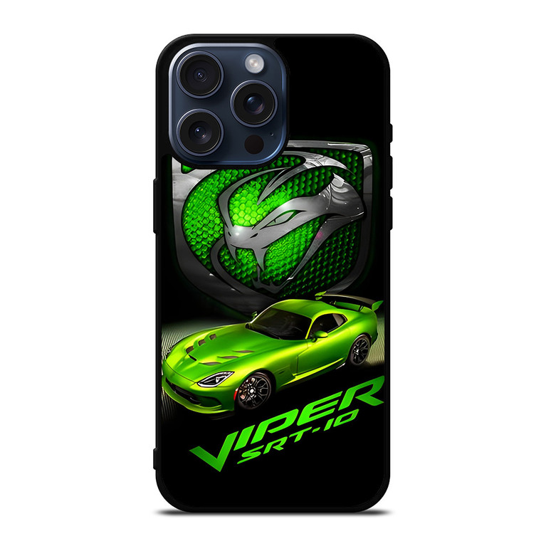 DODGE VIPER SRT 10 EMBLEM iPhone 15 Pro Max Case Cover