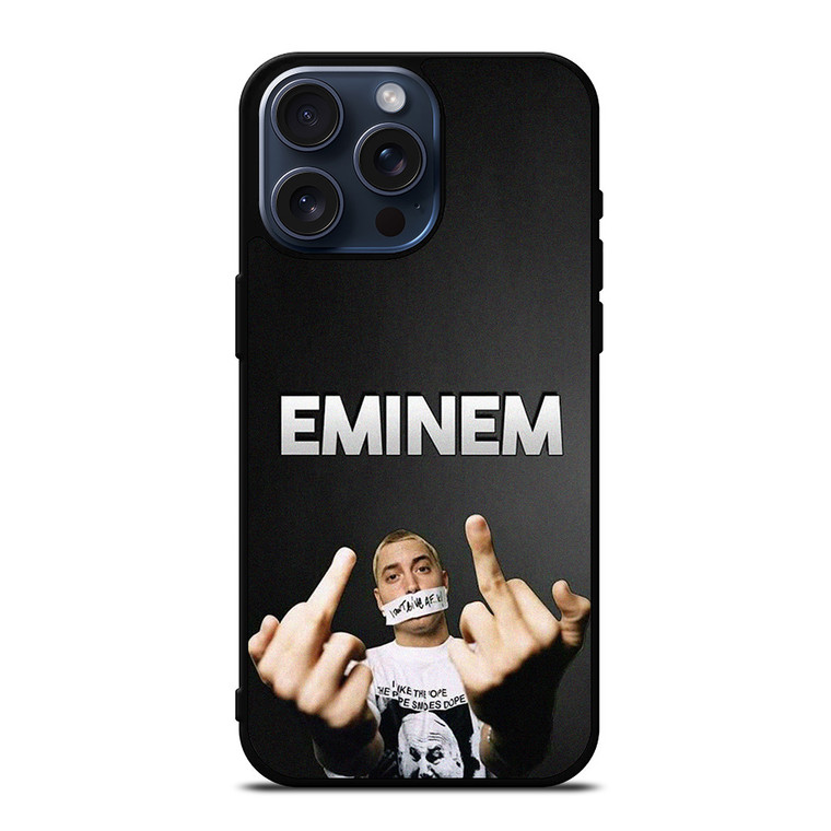 EMINEM RAPPER RAPPER MIDDLE FINGER iPhone 15 Pro Max Case Cover