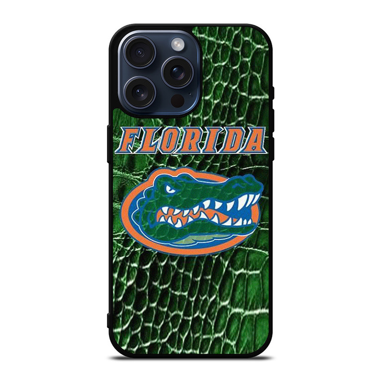 FLORIDA GATORS CROCODILE SKIN iPhone 15 Pro Max Case Cover