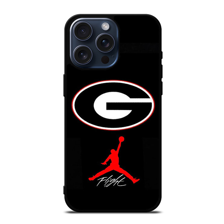 GEORGIA BULLDOGS NIKE AIR JORDAN iPhone 15 Pro Max Case Cover