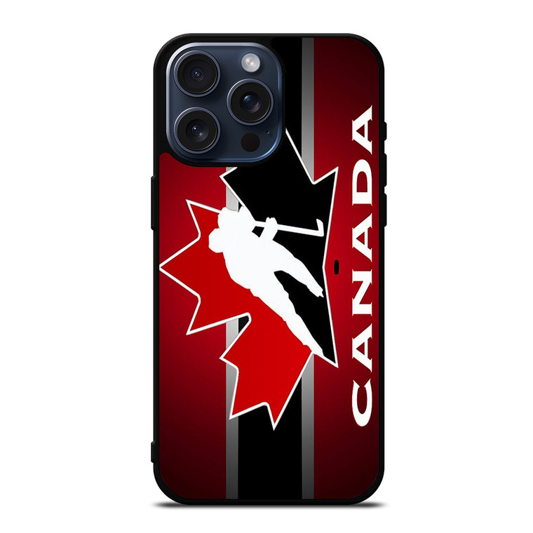 HOCKEY TEAM CANADA LOGO iPhone 15 Pro Max Case Cover