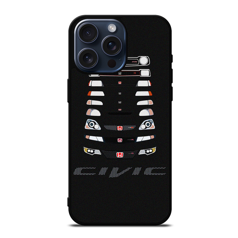 HONDA CIVIC EVOLUTION iPhone 15 Pro Max Case Cover