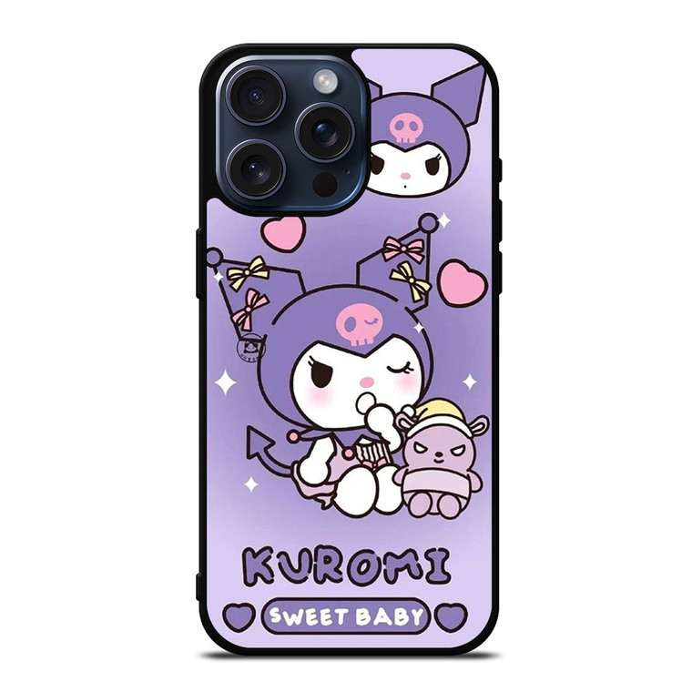 KUROMI SWEET BABY CAT iPhone 15 Pro Max Case Cover