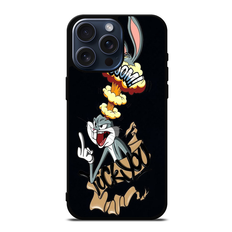 LOONEY TUNES CARTOON FUCK YOU iPhone 15 Pro Max Case Cover