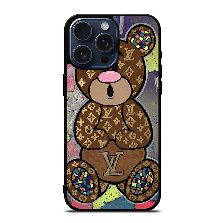 LV LOUIS VUITTON TEDDY BEAR iPhone 15 Pro Max Case Cover