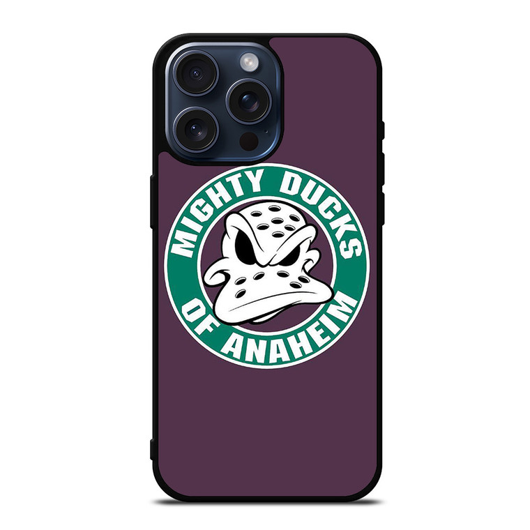 MIGHTY DUCKS HOCKEY BADGE iPhone 15 Pro Max Case Cover MIGHTY DUCKS HOCKEY BADGE iPhone 15 Pro Max Case Cover