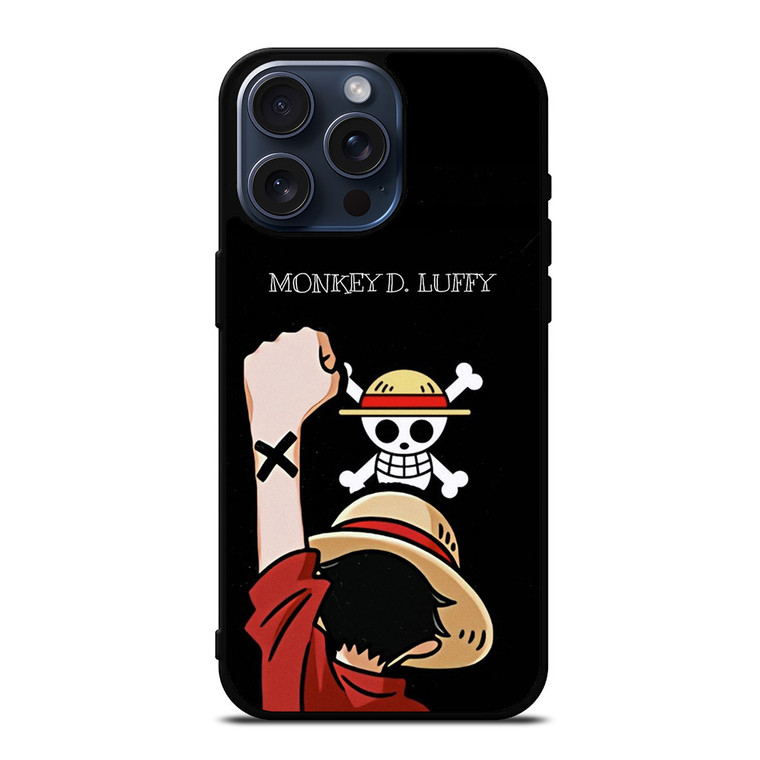 MONKEY D LUFFY ANIME LOGO iPhone 15 Pro Max Case Cover MONKEY D LUFFY ANIME LOGO iPhone 15 Pro Max Case Cover