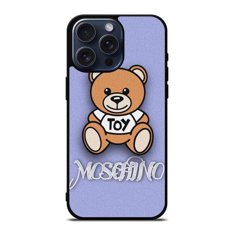 MOSCHINO TOY LOGO PURPLE iPhone 15 Pro Max Case Cover MOSCHINO TOY LOGO PURPLE iPhone 15 Pro Max Case Cover