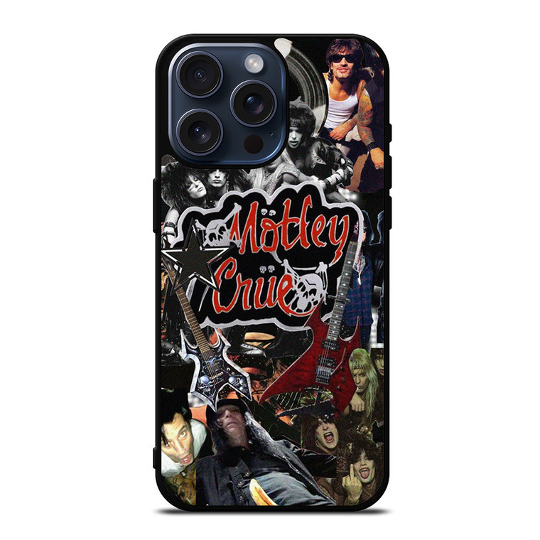MOTLEY CRUE METAL BAND COLLAGE iPhone 15 Pro Max Case Cover MOTLEY CRUE METAL BAND COLLAGE iPhone 15 Pro Max Case Cover