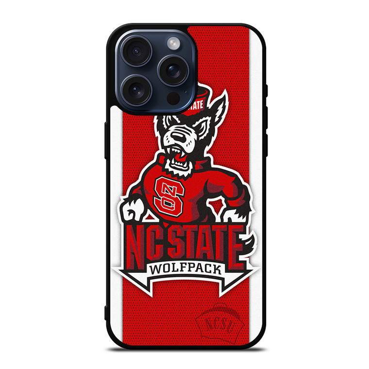 NC STATE WOLFPACK FOOTBALL CARBON LOGO iPhone 15 Pro Max Case Cover NC STATE WOLFPACK FOOTBALL CARBON LOGO iPhone 15 Pro Max Case Cover