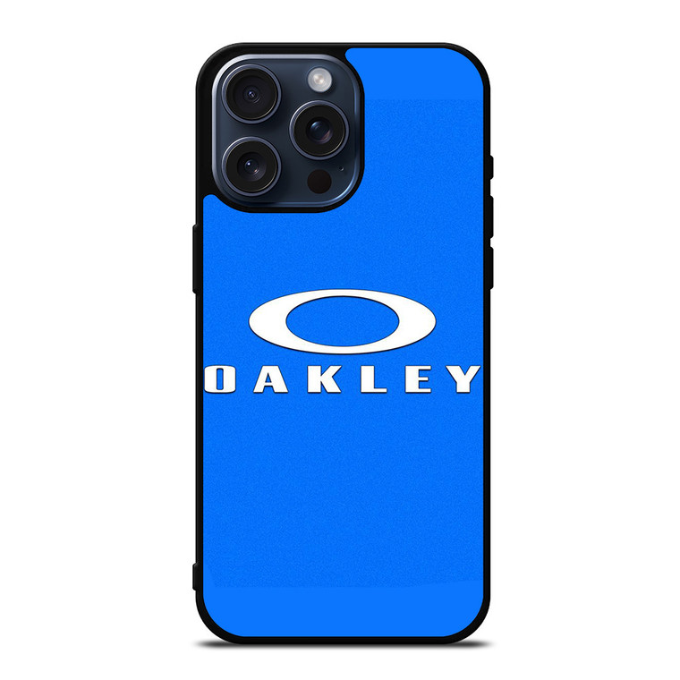 OAKLEY BLUE LOGO iPhone 15 Pro Max Case Cover