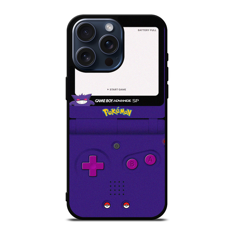 POKEMON GENGAR GAME ADVANCE SP iPhone 15 Pro Max Case Cover