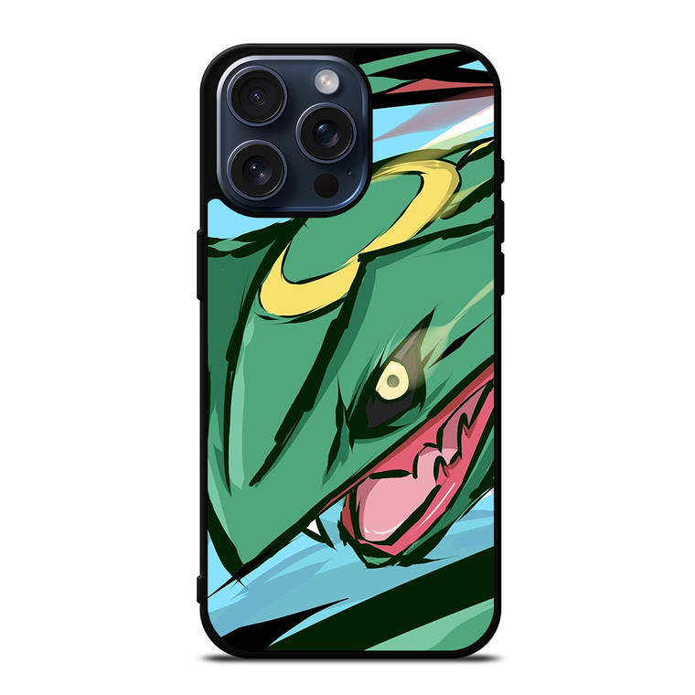 POKEMON RAYQUAZA ANIME CARTOON iPhone 15 Pro Max Case Cover