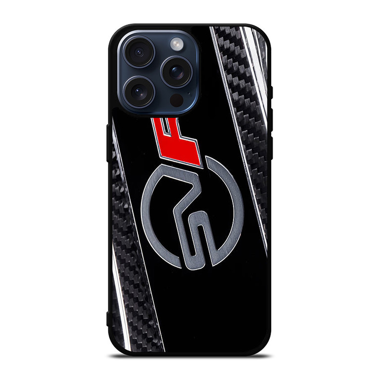 RANGE ROVER SVR LOGO CARBON iPhone 15 Pro Max Case Cover