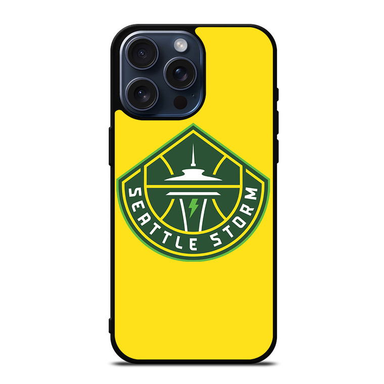 SEATTLE STORM WOMEN NBA LOGO iPhone 15 Pro Max Case Cover