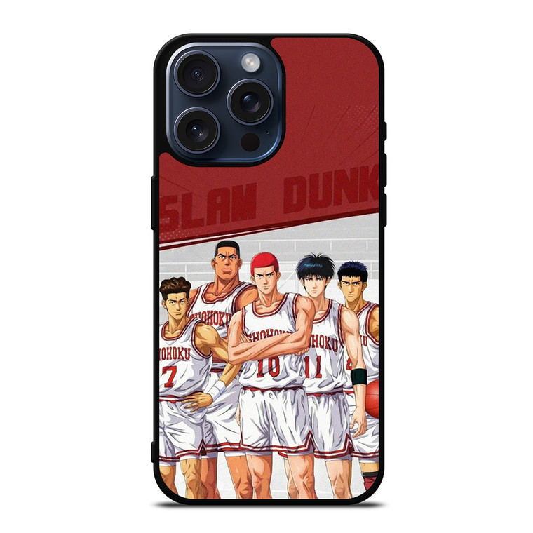 SLAM DUNK SHOHOKU HIGH ANIME iPhone 15 Pro Max Case Cover