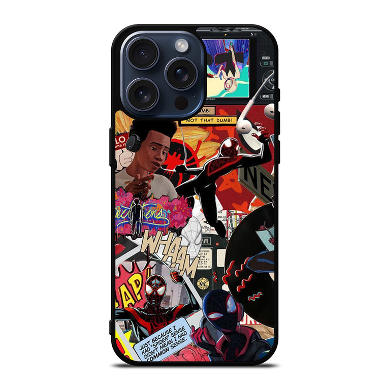 SPIDER-MAN MILES MORALES COLLAGE iPhone 15 Pro Max Case Cover